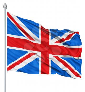 Royalty Free Clipart Image of the Union Jack Flag