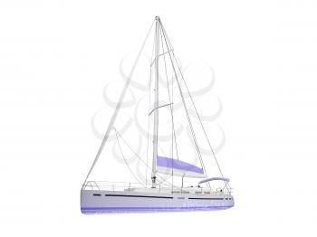 Royalty Free Clipart Image of a Boat
