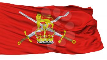 British Army Flag, Isolated On White Background, 3D Rendering