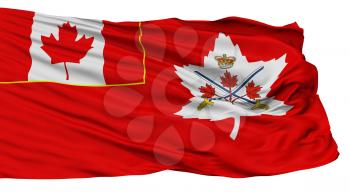 Canadian Army Flag, Isolated On White Background, 3D Rendering