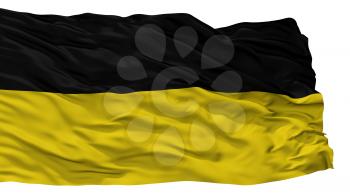 Namur City Flag, Country Belgium, Isolated On White Background, 3D Rendering