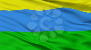 Acandi City Flag, Country Colombia, Choco Department, Closeup View, 3D Rendering