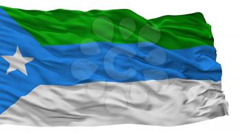 Jubaland City Flag, Country Somalia, Isolated On White Background, 3D Rendering