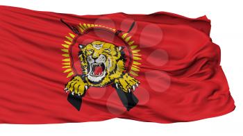 Tamil Tigers Flag, Isolated On White Background, 3D Rendering