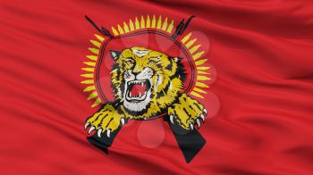 Tamil Tigers Flag, Closeup View, 3D Rendering