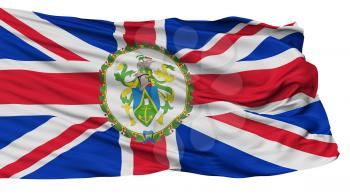 Governor Of Pitcairn Islands Flag, Isolated On White Background, 3D Rendering