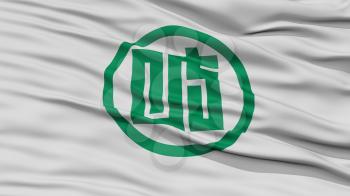 Closeup Gifu Japan Prefecture Flag, Waving in the Wind, High Resolution