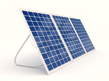 Royalty Free Clipart Image of Solar Panels