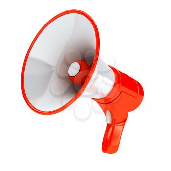 Royalty Free Clipart Image of a Megaphone