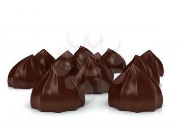 Royalty Free Clipart Image of Chocolates