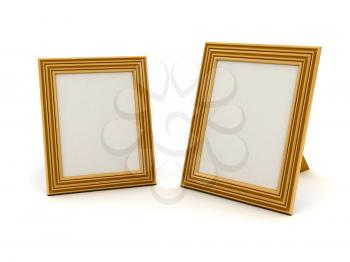Royalty Free Clipart Image of Picture Frames
