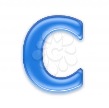 Royalty Free Clipart Image of a Letter 'C'