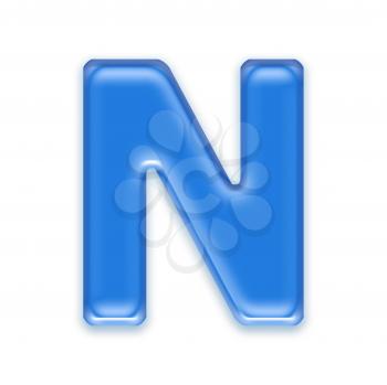 Royalty Free Clipart Image of a Letter 'N'