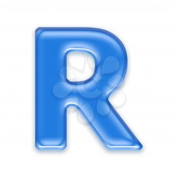 Royalty Free Clipart Image of a Letter 'R'