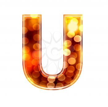 Royalty Free Clipart Image of a Letter 'U'