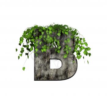Royalty Free Clipart Image of a Letter 'B'