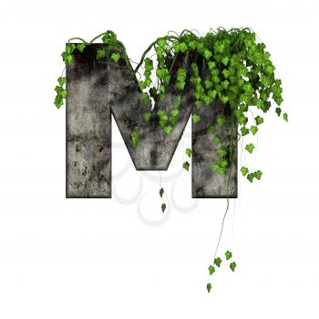 Royalty Free Clipart Image of a Letter 'M'
