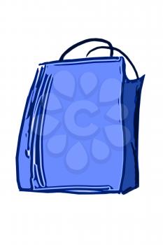 Royalty Free Clipart Image of a Shopping Bag