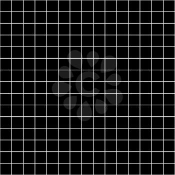 Royalty Free Clipart Image of a Black and White Grid