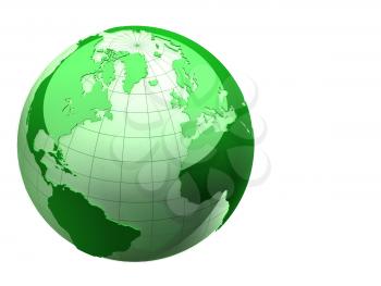 Royalty Free Clipart Image of the Earth