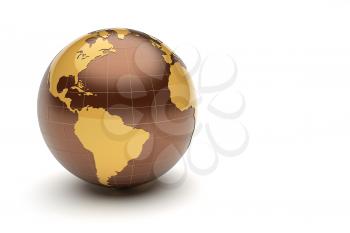 Royalty Free Clipart Image of The Earth
