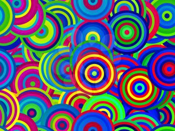 Royalty Free Clipart Image of a Colourful Background