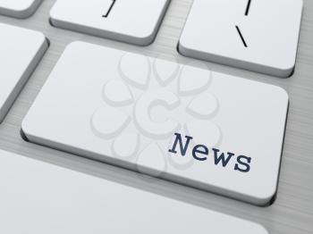 News Concept. Button on Modern Computer Keyboard with Word Partners on It.