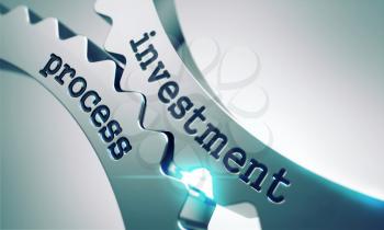 Investment Process Concept on the Mechanism of Metal Gears.