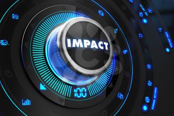 Royalty Free Clipart Image of an Impact Button