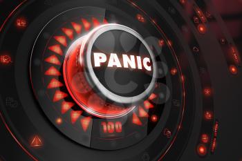 Royalty Free Clipart Image of a Panic Button