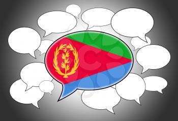 Communication concept - Speech cloud, the voice of Eritrea