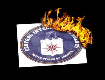 Flag burning - concept of war or crisis - CIA
