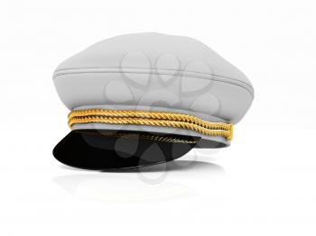 Marine cap on a white background