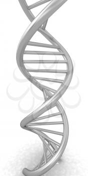 DNA structure model on white 