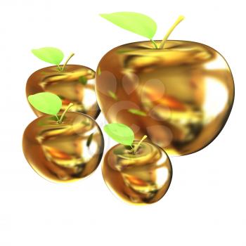 Gold apples