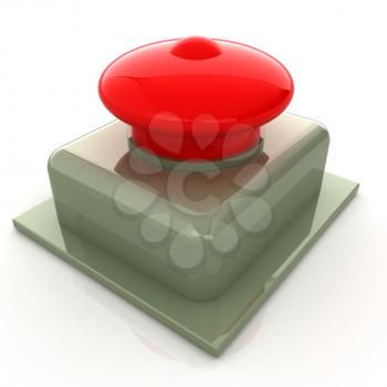 Emergency Button 3d icon