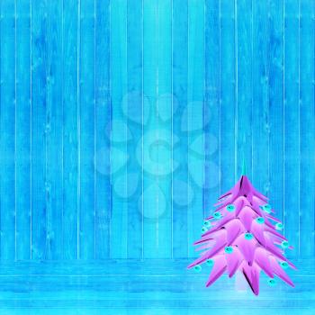 Christmas background. 3d illustration
