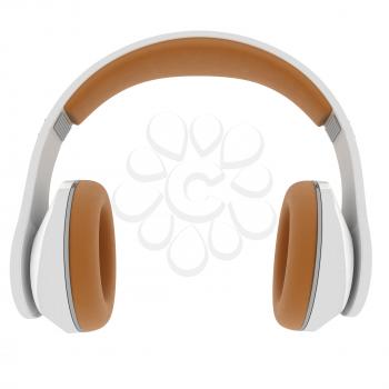 Best headphone icon. 3d illustration
