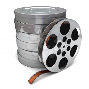 Film reel and canisters