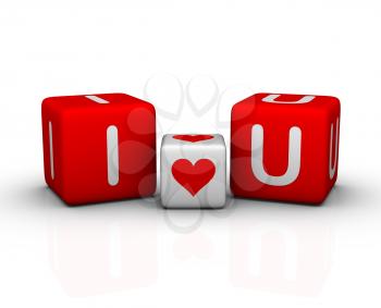 I love you (valentines day symbol)