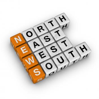 World News  (3D crossword orange series)