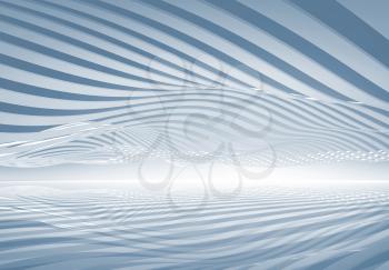 Abstract digital 3d background with wave pattern