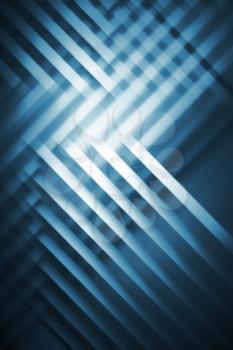 Abstract dark blue vertical digital background, geometric pattern with intersected stripes useful as a mobile gadgets wallpaper image. 3d render illustration