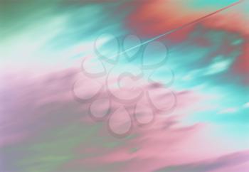 Abstract digital illustration background with colorful blurry pattern
