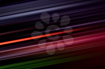 Abstract digital background with shining colorful lines blurred pattern on black 