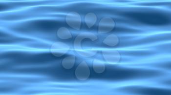 Blue smooth abstract water surface waves background
