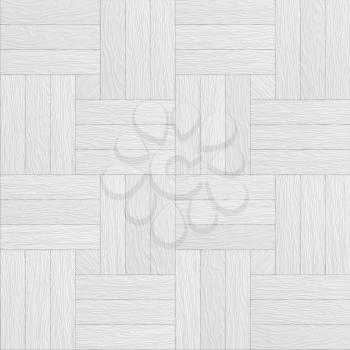White wooden parquet decorative seamless texture - colorless abstract white wooden seamless background for various design artworks, illustrations and graphic, 3d illustration.