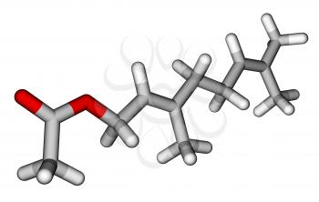 Geranyl acetate, a compound with fruity rose aroma