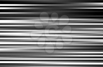 Horizontal black and white lines motion blur abstract backdrop