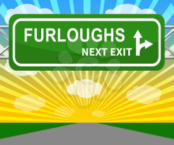 Furloughed Employees Or Redundant Staff Sent Home. Temporary Shutdown Causing Layoffs From Economic Shutdown Or Covid19 - 3d Illustration